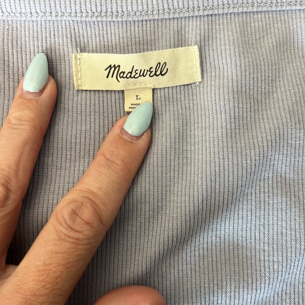 Madewell Ribbed Crop Top - Picture 4 of 4
